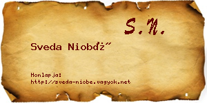 Sveda Niobé névjegykártya